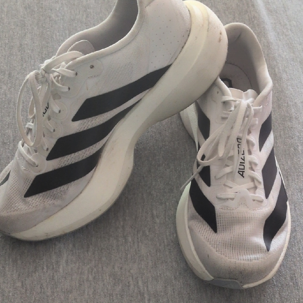 Adidas White and Black Running Shoes